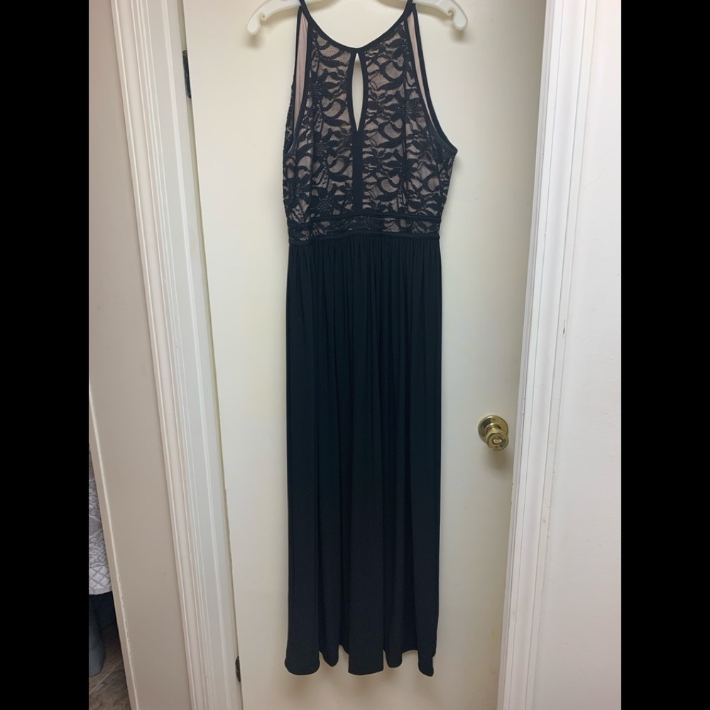 Long black Prom dress